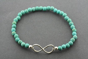 infinity bracelet - turquoise - Makers & Providers