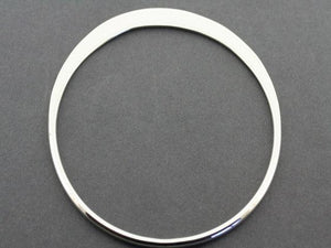 Sterling Silver Flattened Bangle - Makers & Providers