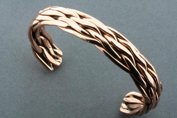 copper flat knot cuff - Makers & Providers