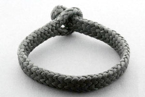 plaited leather bracelet - black - Makers & Providers