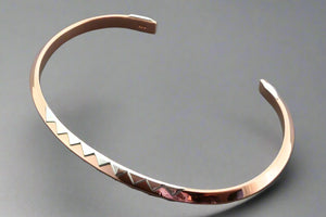 copper crocodile cuff with silver - Makers & Providers