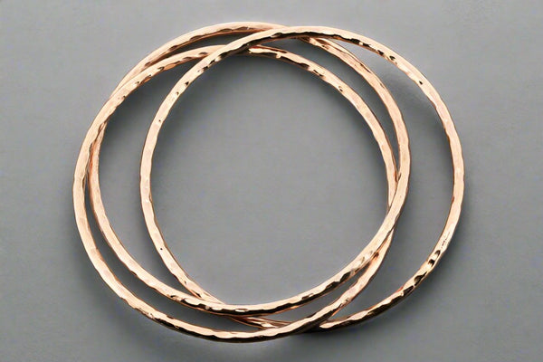 battered russian bangle - copper - Makers & Providers