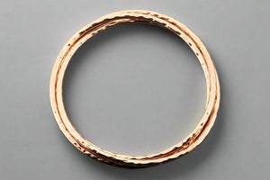 battered russian bangle - copper - Makers & Providers