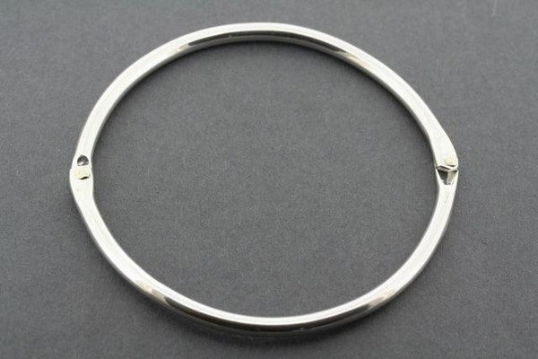 Two Piece Circle Bangle in Sterling Silver - Makers & Providers