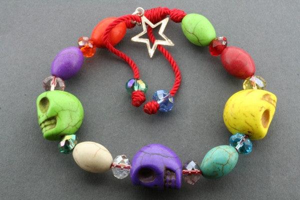 colourful skull bracelet - Makers & Providers