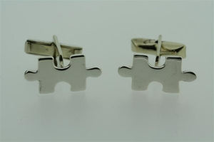 Sterling Silver Puzzle Piece Cufflinks - Makers & Providers