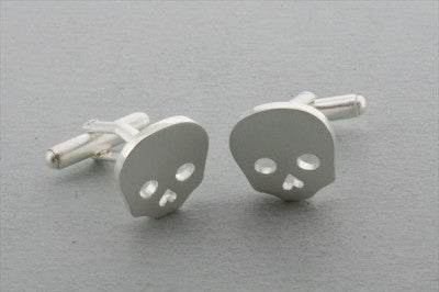 Sterling Silver Skull Cufflinks - Makers & Providers