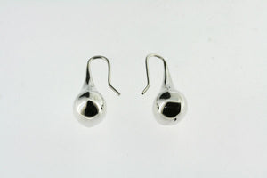 teardrop hook earring - sterling silver - Makers & Providers