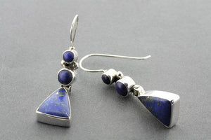 Hula earring - lapis lazuli - Makers & Providers