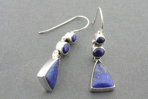 Hula earring - lapis lazuli - Makers & Providers