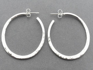sterling silver hoop earring