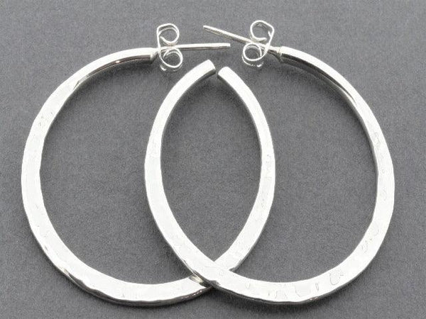 sterling silver hoop earring
