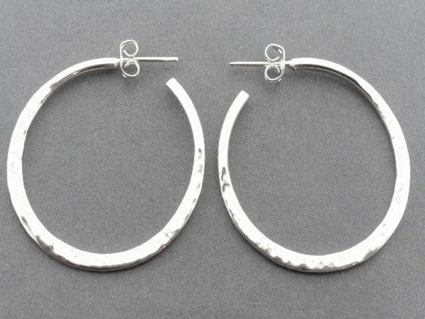sterling silver hoop earring