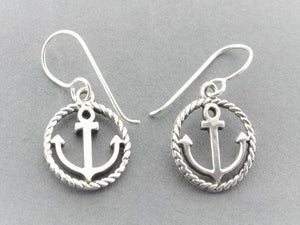 Sailor hook earring - sterling silver - Makers & Providers