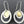 Load image into Gallery viewer, eclipse earrings - 22 Kt gold &amp; oxidized over silver - Makers &amp; Providers
