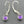 Load image into Gallery viewer, 7 mm bezel earring - amethyst &amp; sterling silver - Makers &amp; Providers
