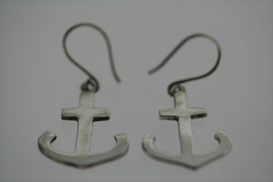 anchor earring - sterling silver - Makers & Providers