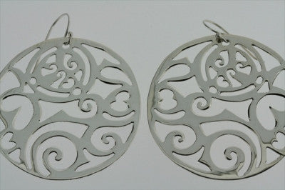 intricate cutout circle earring - Makers & Providers
