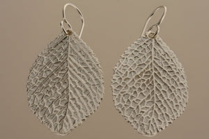 textured leaf earring - Makers & Providers