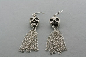 skull & tassle earring - Makers & Providers