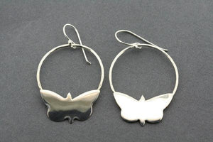 butterfly hoop earring - Makers & Providers