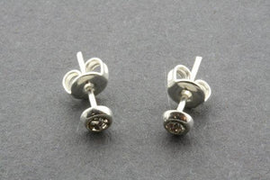 small clear stone stud - Makers & Providers