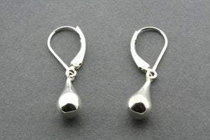 teardrop earring - sterling silver - Makers & Providers