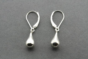 teardrop earring - sterling silver - Makers & Providers
