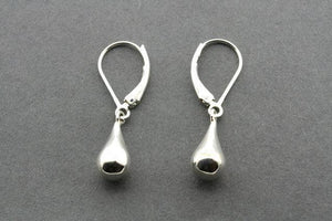 teardrop earring - sterling silver - Makers & Providers
