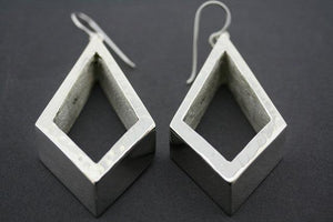 textured diamond drop earring - Makers & Providers