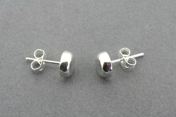 Thick circle stud - sterling silver - Makers & Providers