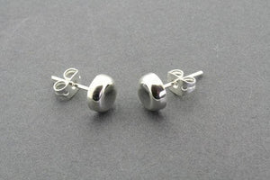 Thick circle stud - sterling silver - Makers & Providers