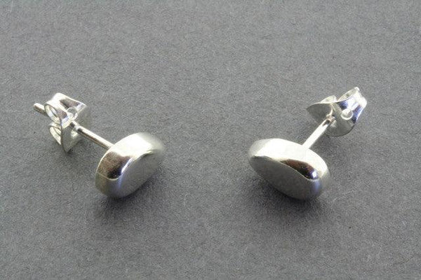 Thick teardrop stud - sterling silver - Makers & Providers