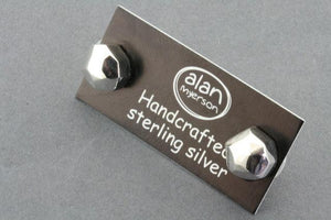 irregular faceted stud - Makers & Providers