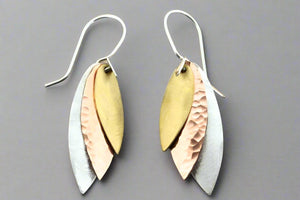 silver/copper/brass seed earring - Makers & Providers