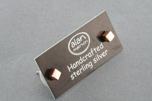 3mm copper cube stud - Makers & Providers