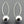 Load image into Gallery viewer, long drop ball earring

