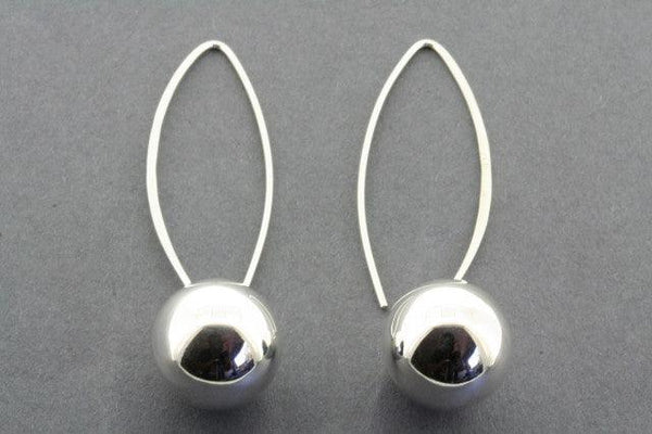 long drop ball earring - Makers & Providers