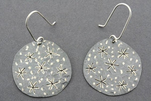 oxidized silver galaxy earring - Makers & Providers