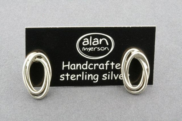 oval knot stud - Makers & Providers