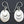 Load image into Gallery viewer, 3 x oval overlap earring - sterling silver - Makers &amp; Providers
