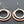 Load image into Gallery viewer, silver &amp; copper loop earrings
