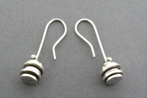 multi swivel disc drop earring - Makers & Providers
