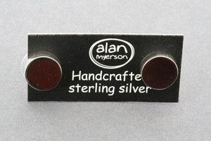 10mm Sterling Silver Disc Stud Earrings - Makers & Providers