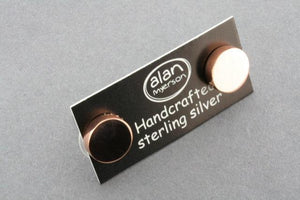 10mm Disc Stud - copper - Makers & Providers