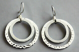 2 Loop Textured Earring - Makers & Providers