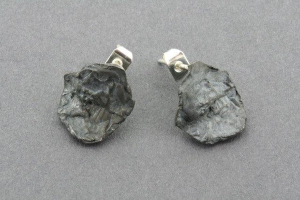 textured stud - large - black - Makers & Providers