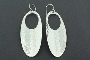 long oval curved shield and cutout battered - Makers & Providers