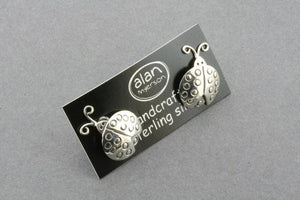 Lady beetle stud - sterling silver - Makers & Providers