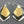 Load image into Gallery viewer, textured/ox/gold 3 layered diamond earring - Makers &amp; Providers
